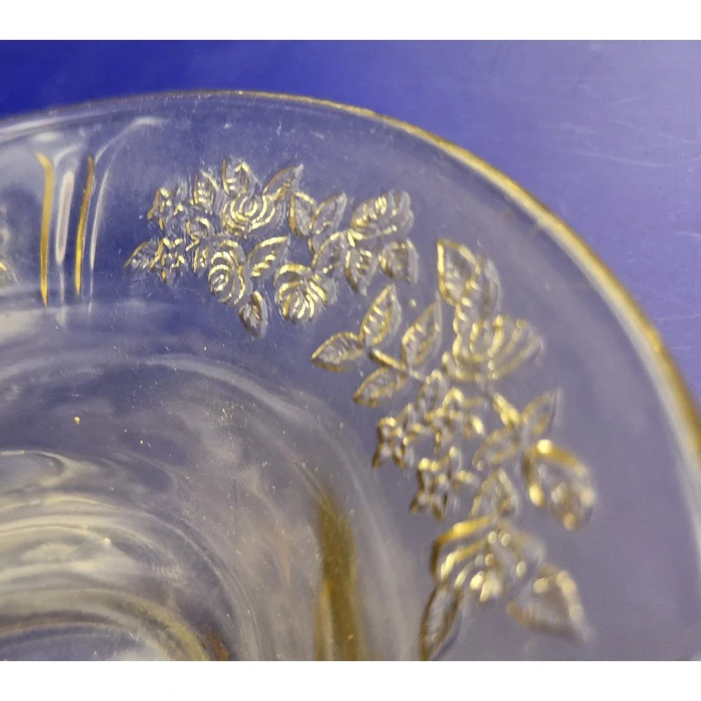 Oval Vegetable Bowl‎ Vintage Federal Sharon Amber Depression Glass